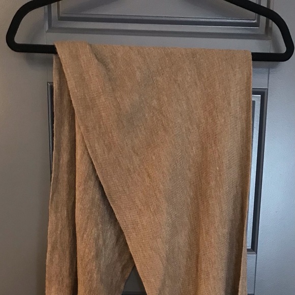 Merona Tan Scarf with Fringe - Picture 9 of 9